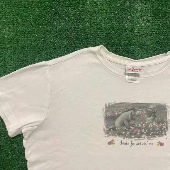 Vintage 90s Pooh Eeyore Movie Quote Essential Cartoon Tee - Picture 2 of 5